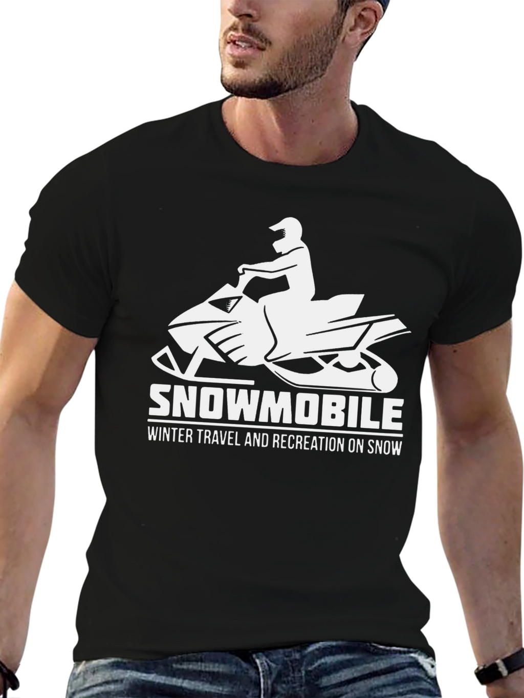 Snowmobile Winter Travel Recreation T-Shirt
