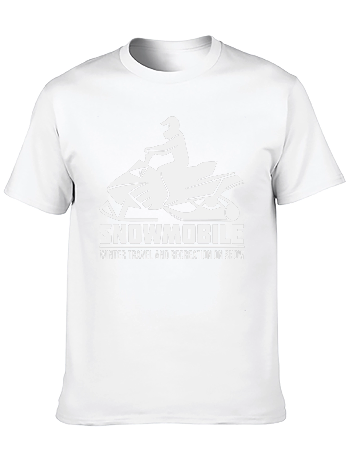 Snowmobile Winter Travel Recreation T-Shirt