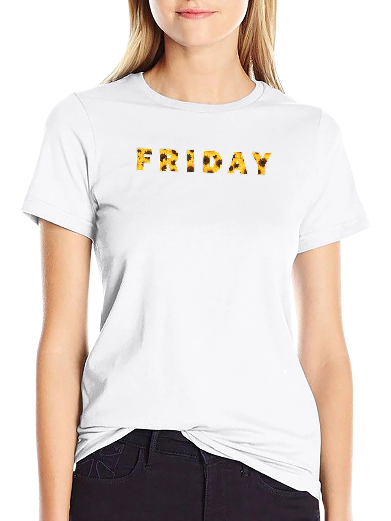 Sunflower Friday T-Shirt - Black Casual Wear