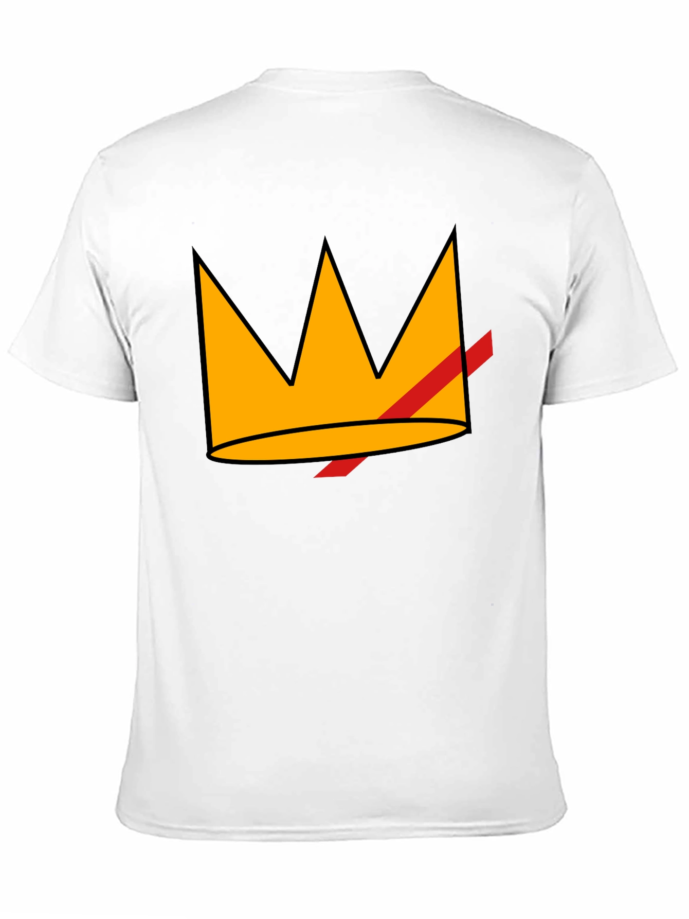 Crowned King Graphic T-Shirt - Black