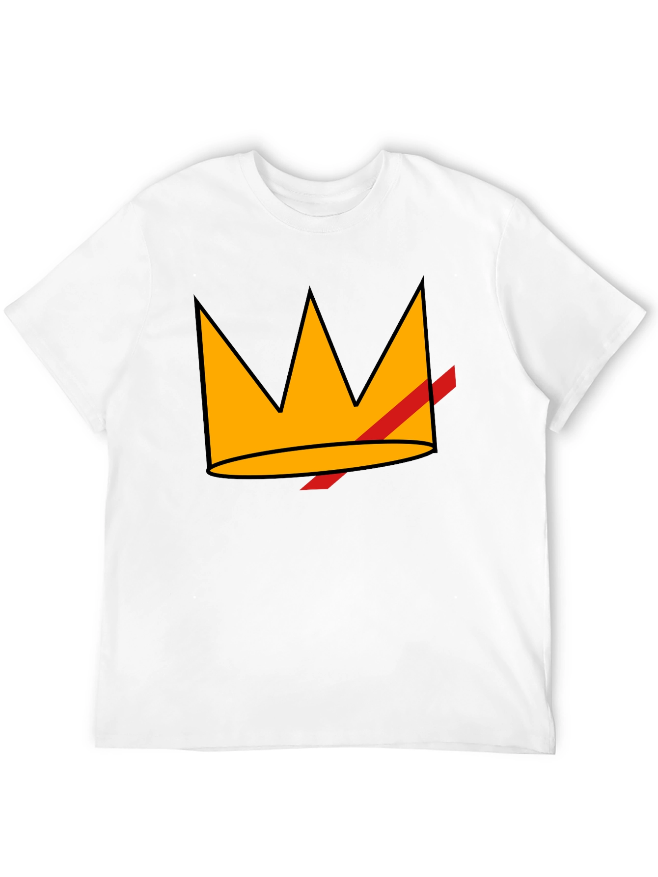 Crowned King Graphic T-Shirt - Black