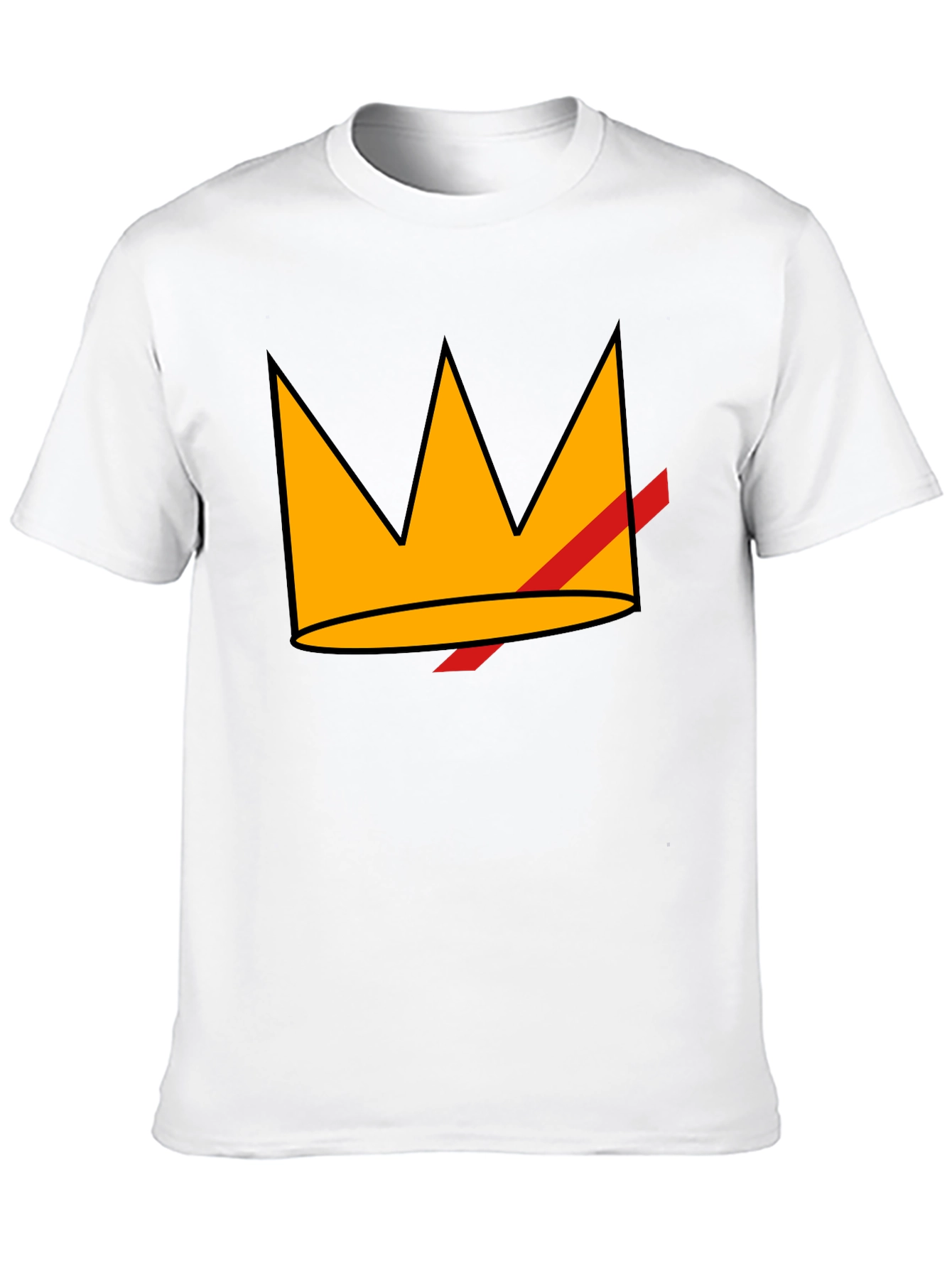 Crowned King Graphic T-Shirt - Black