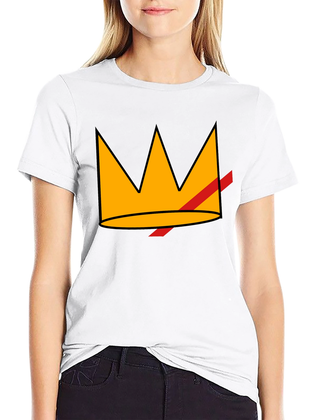 Crowned King Graphic T-Shirt - Black