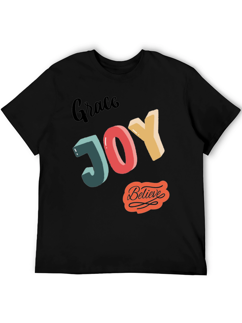 Grace Joy Believe Graphic T-Shirt