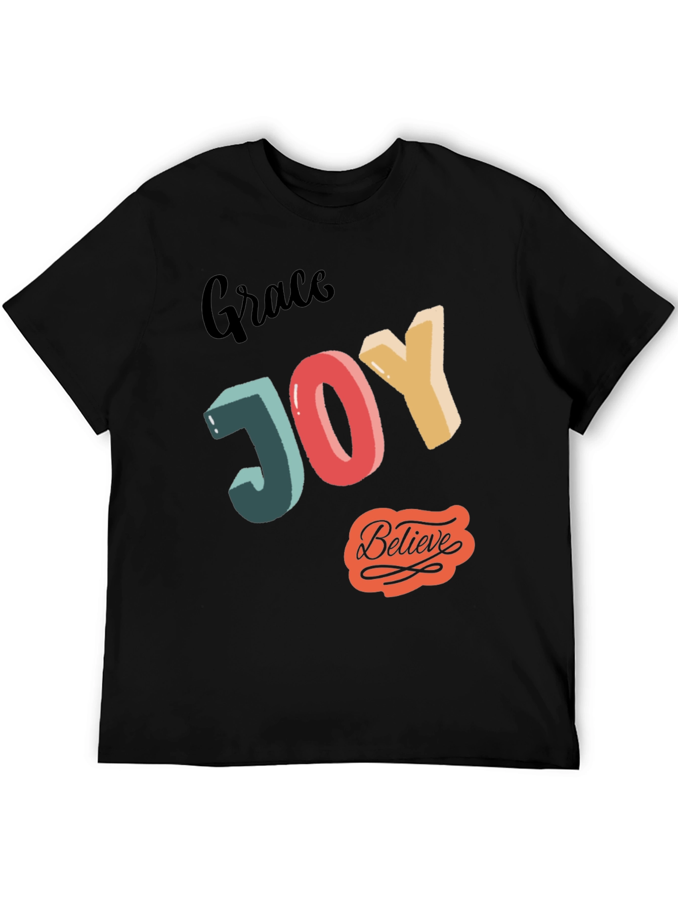 Grace Joy Believe Graphic T-Shirt