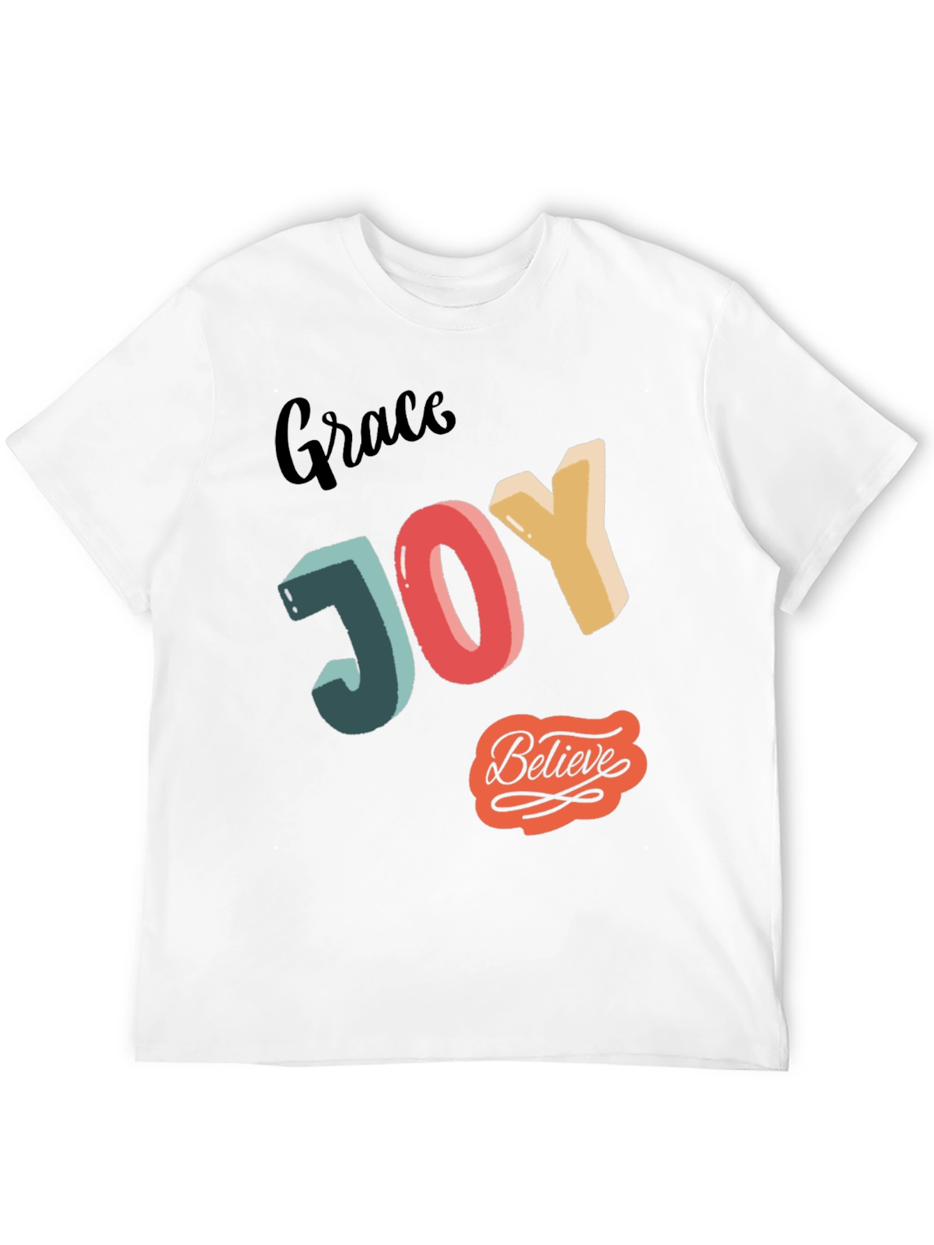 Grace Joy Believe Graphic T-Shirt