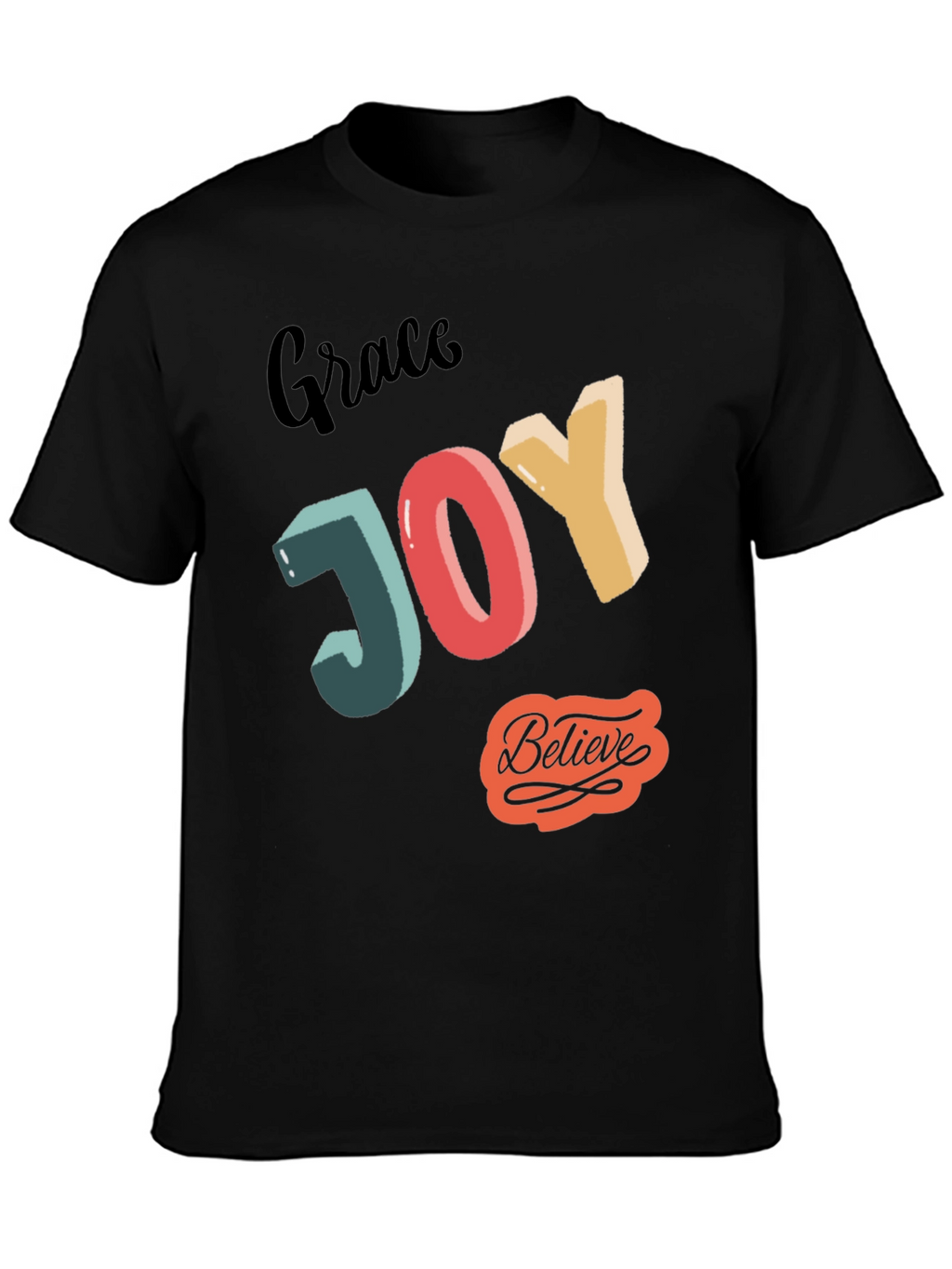 Grace Joy Believe Graphic T-Shirt
