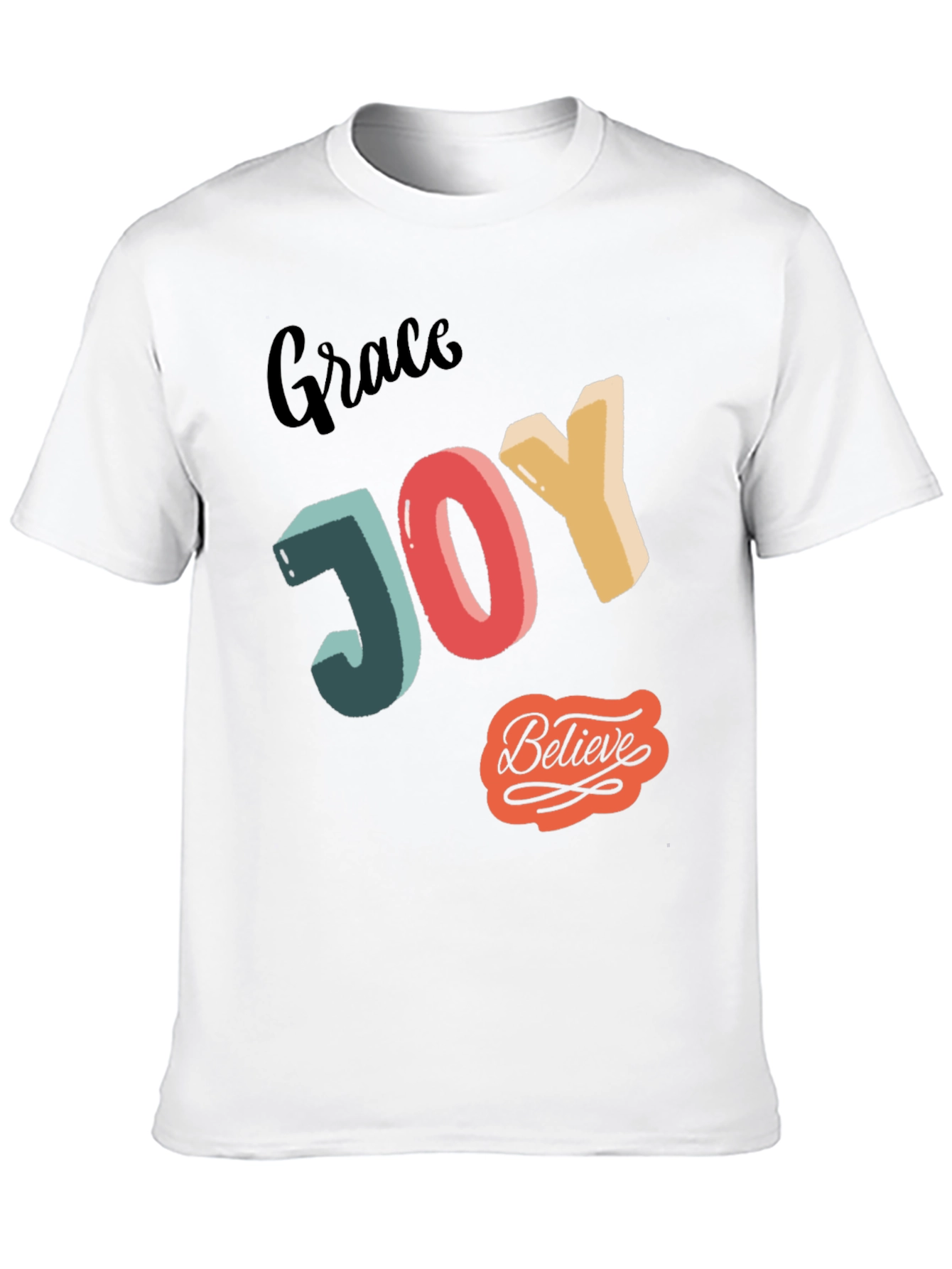 Grace Joy Believe Graphic T-Shirt