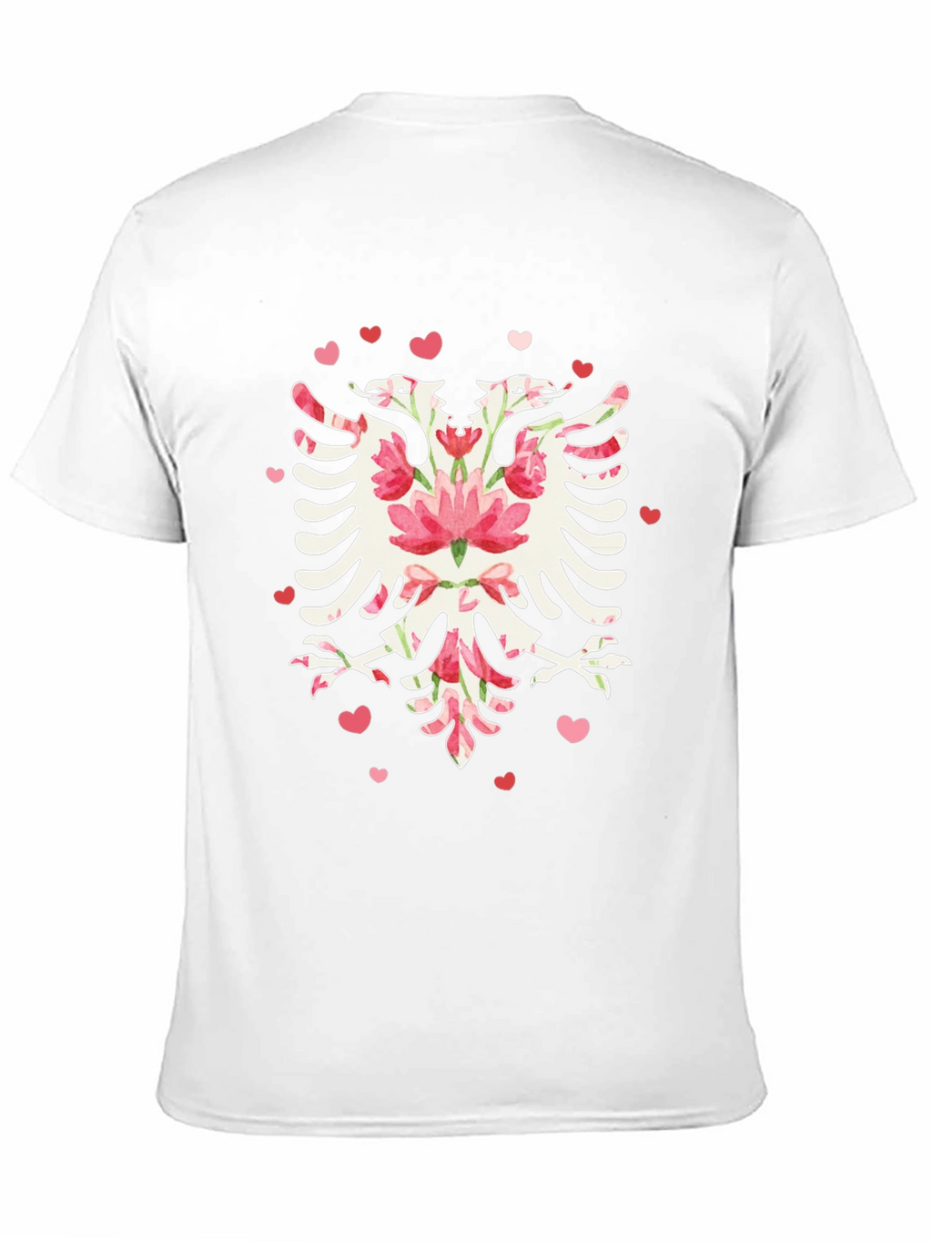 Floral Albanian Eagle Graphic Tee