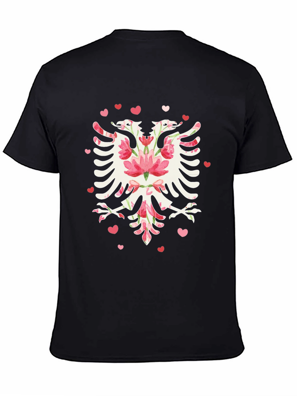 Floral Albanian Eagle Graphic Tee