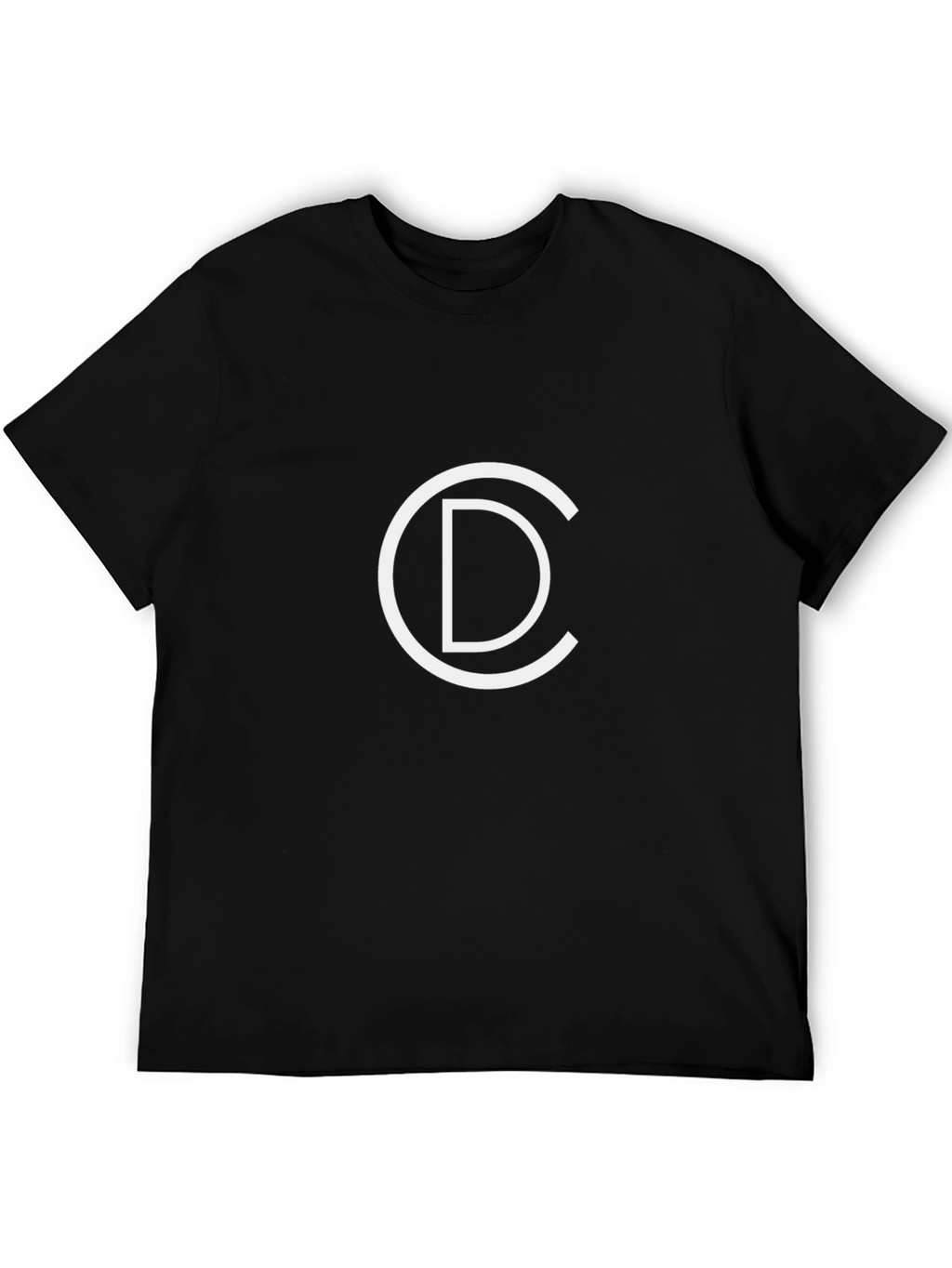 Modern CD Logo Black T-Shirt