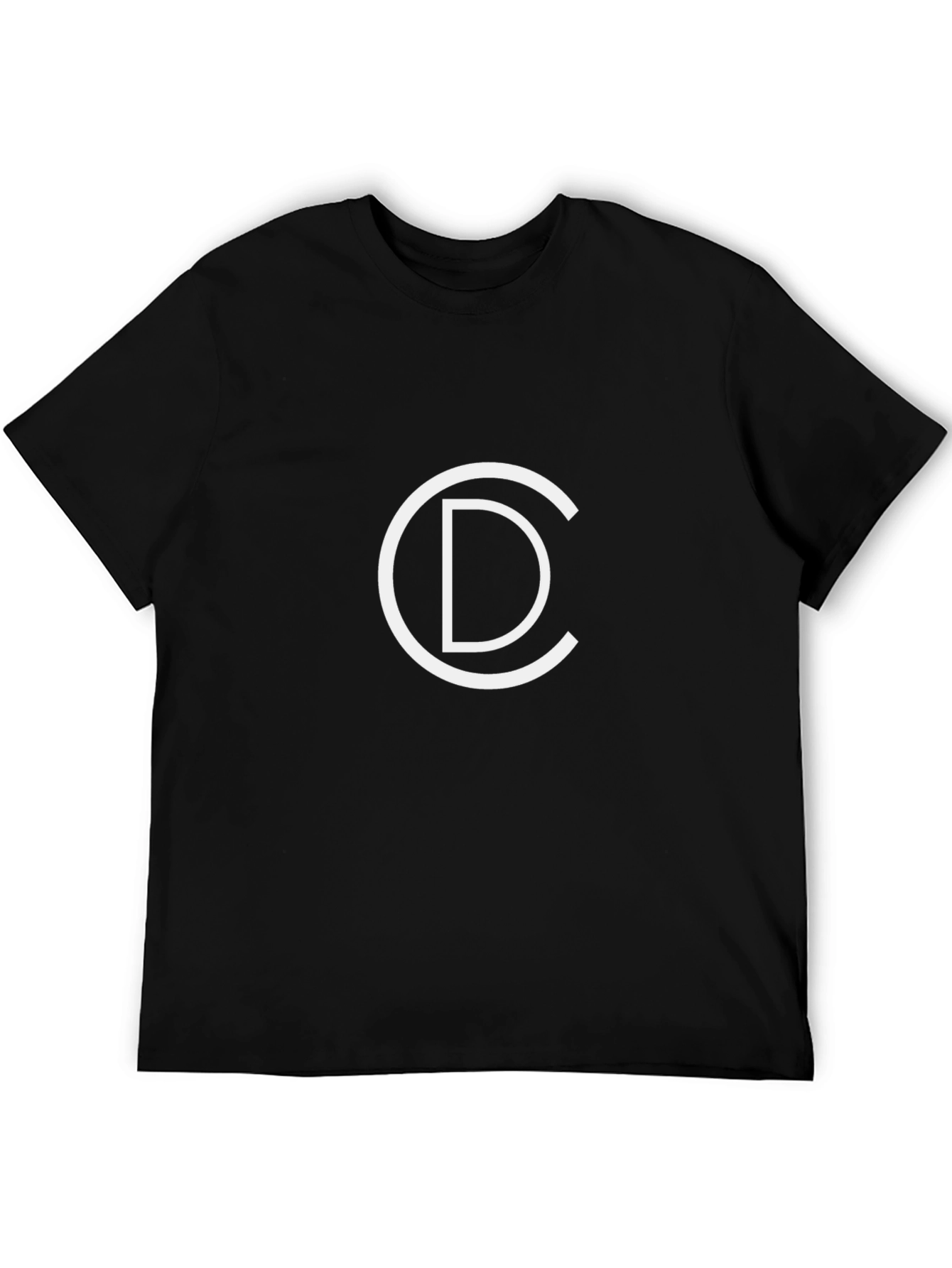 Modern CD Logo Black T-Shirt