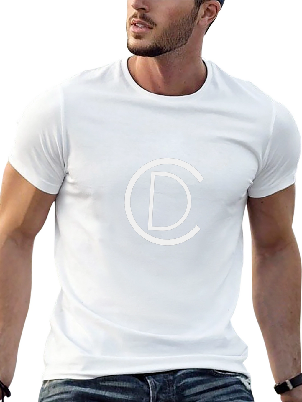 Modern CD Logo Black T-Shirt