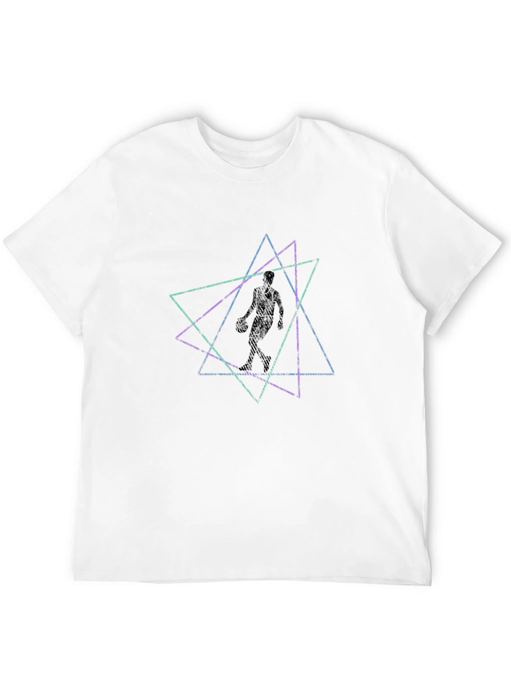 Geometric Figure Black T-Shirt