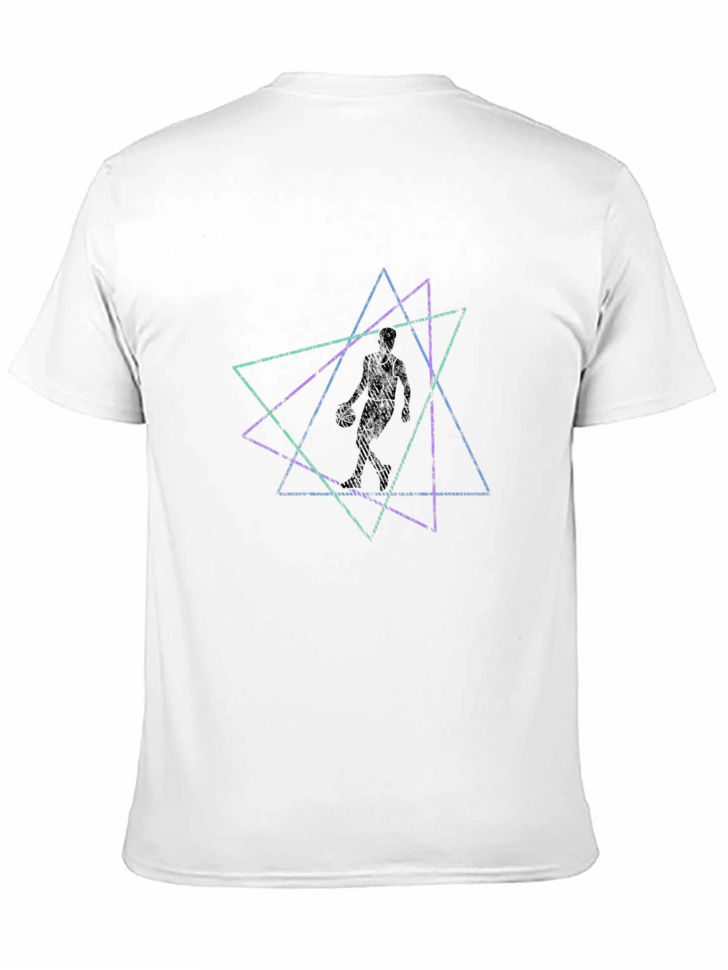 Geometric Figure Black T-Shirt