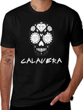 Calavera Diamond Skull T-Shirt - Black