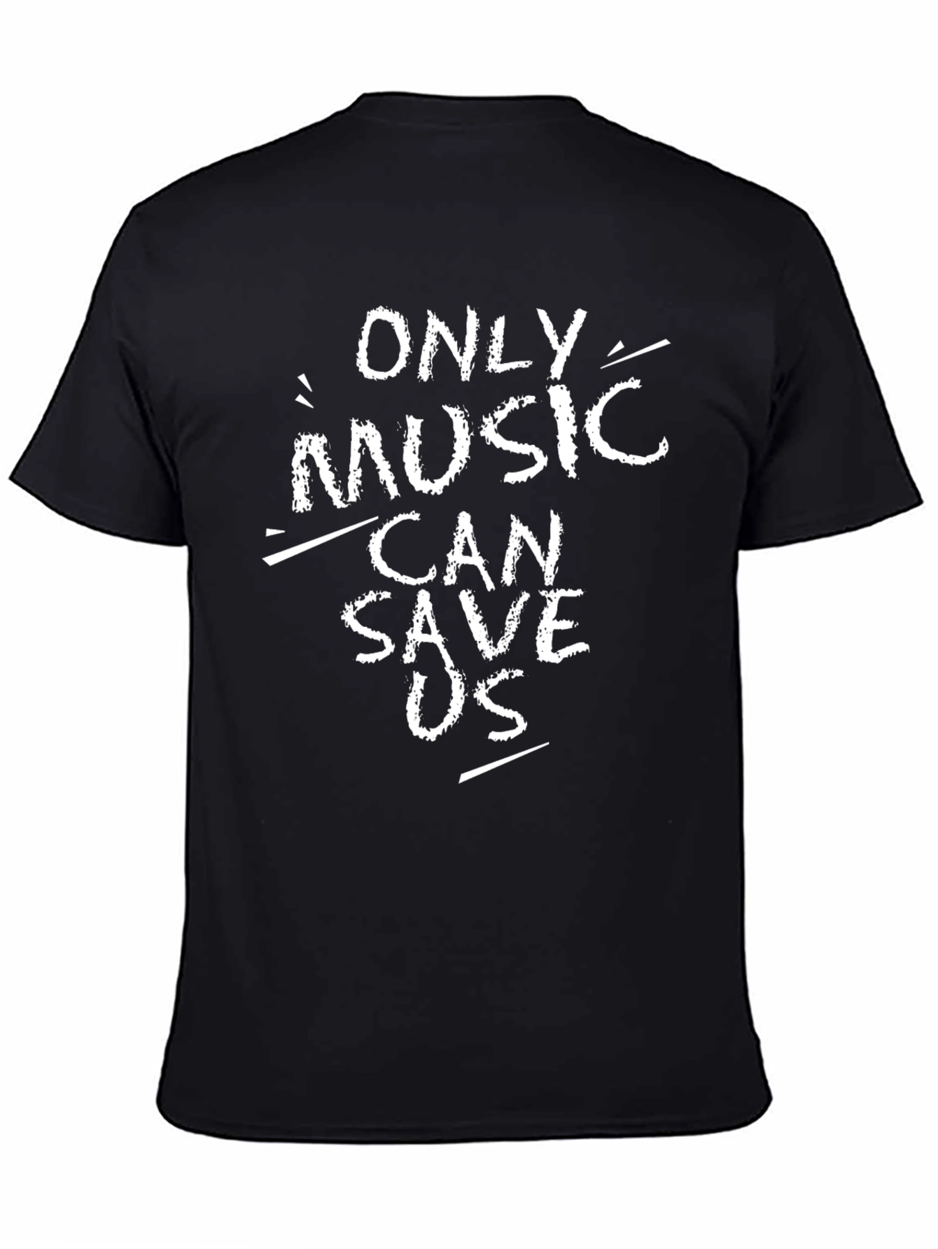 Music Lovers Graphic Tee - Only Music Can Save Us