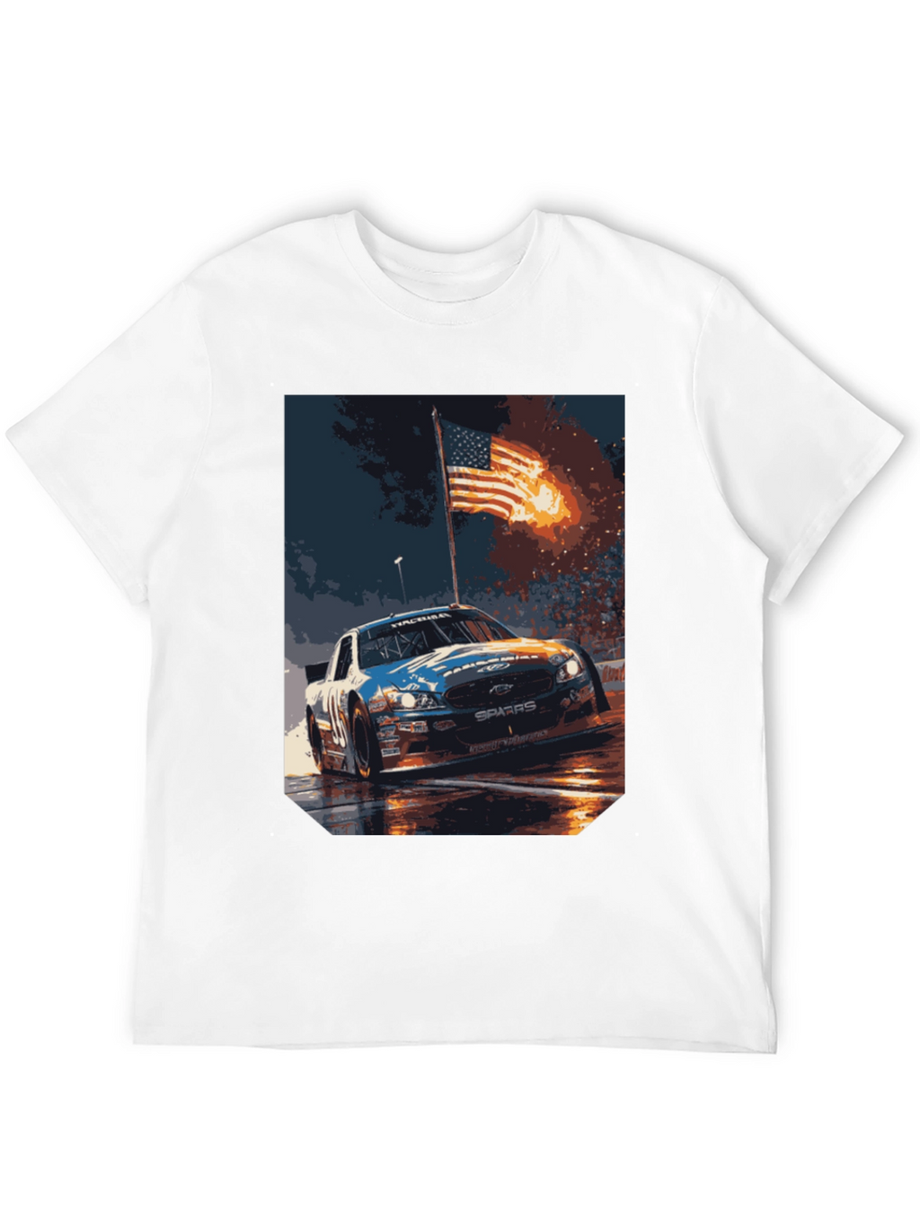 American Race Car Graphic Tee