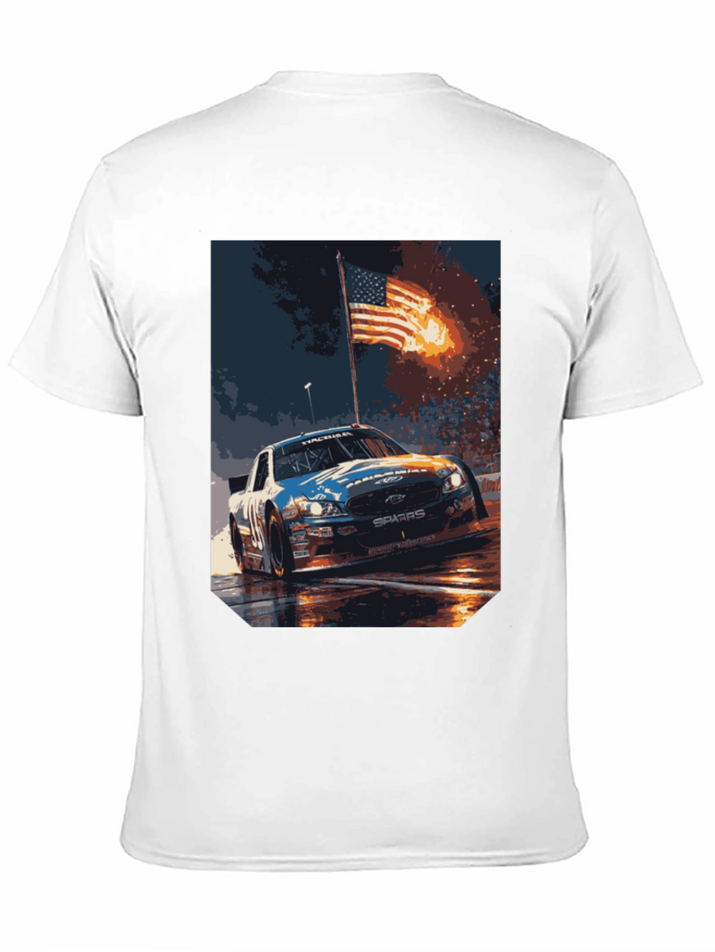 American Race Car Graphic Tee