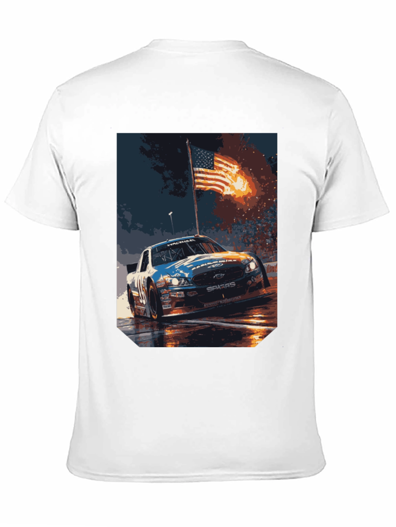 American Race Car Graphic Tee