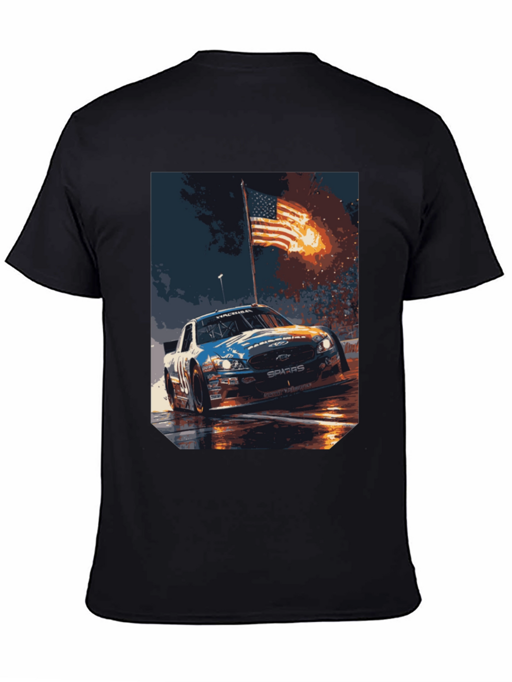 American Race Car Graphic Tee
