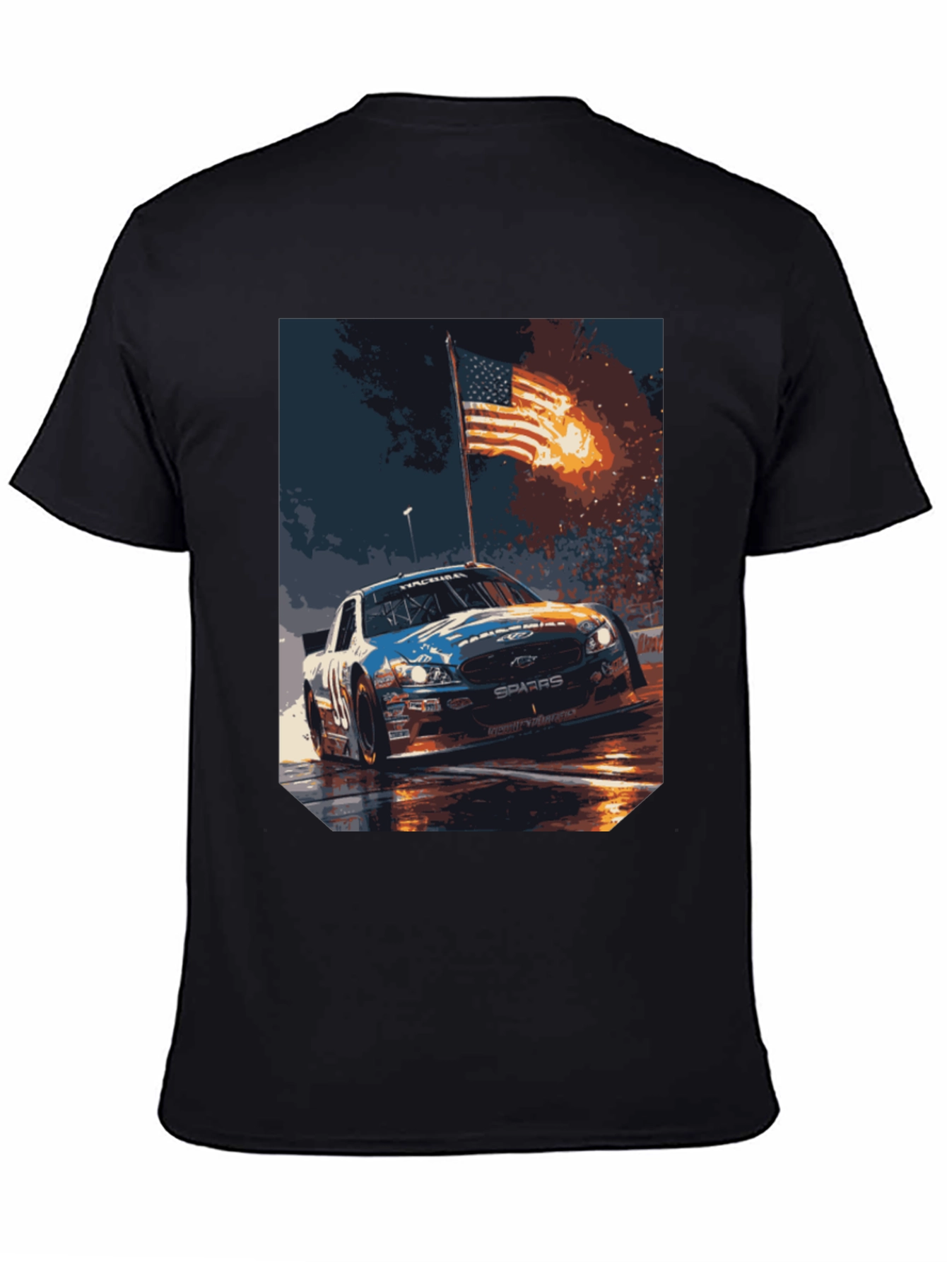 American Race Car Graphic Tee
