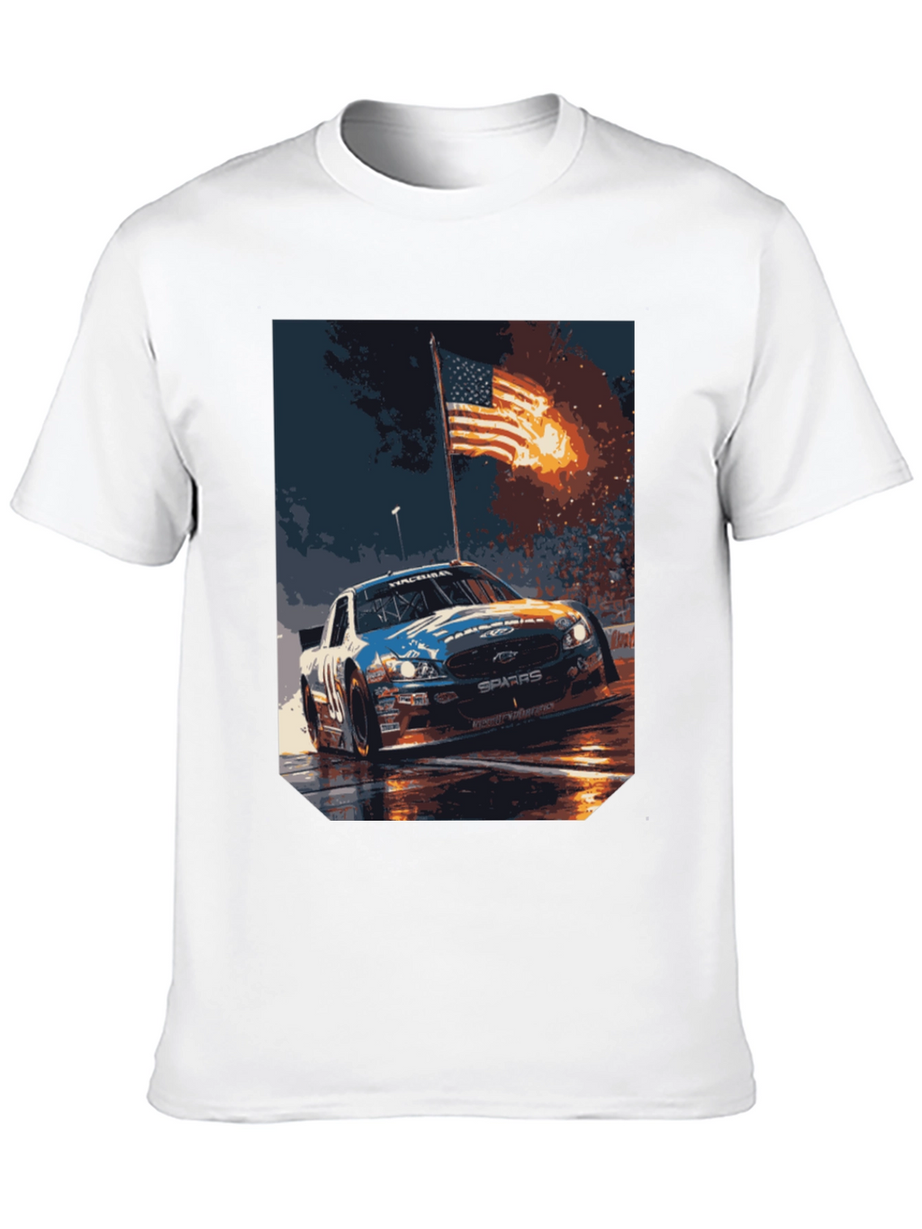 American Race Car Graphic Tee