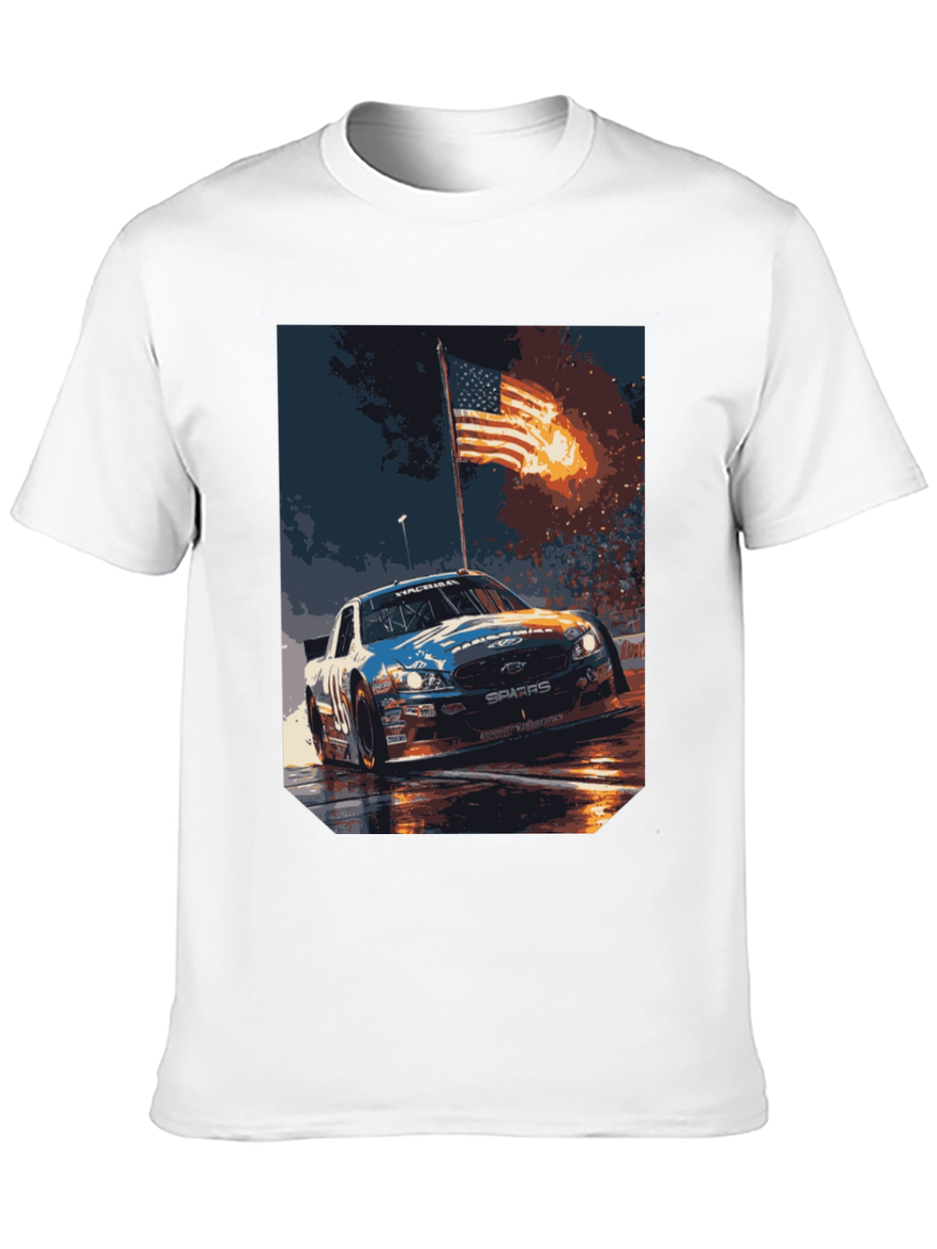 American Race Car Graphic Tee