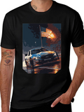 American Race Car Graphic Tee