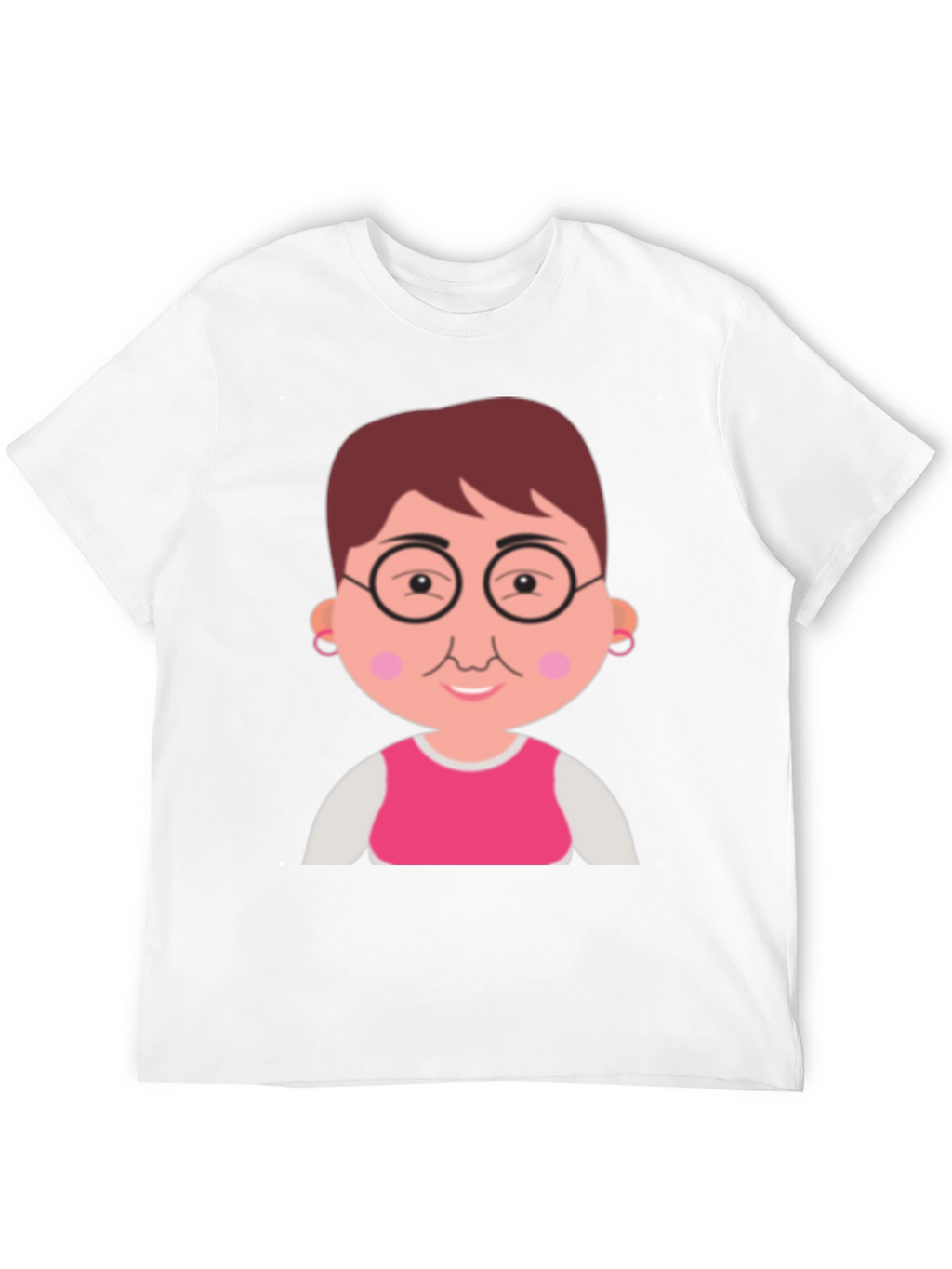 Funny Grandma Cartoon Graphic T-Shirt