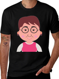 Funny Grandma Cartoon Graphic T-Shirt