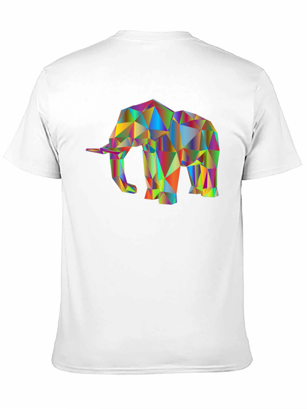 Geometric Elephant T-Shirt - Modern Art Tee