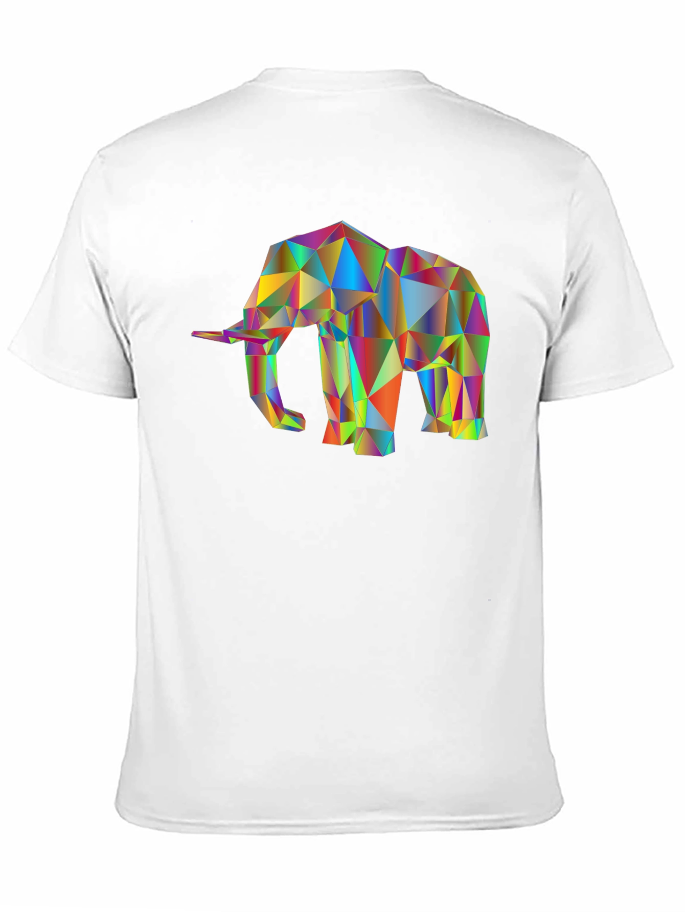 Geometric Elephant T-Shirt - Modern Art Tee