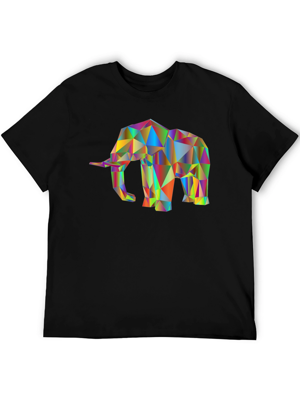 Geometric Elephant T-Shirt - Modern Art Tee