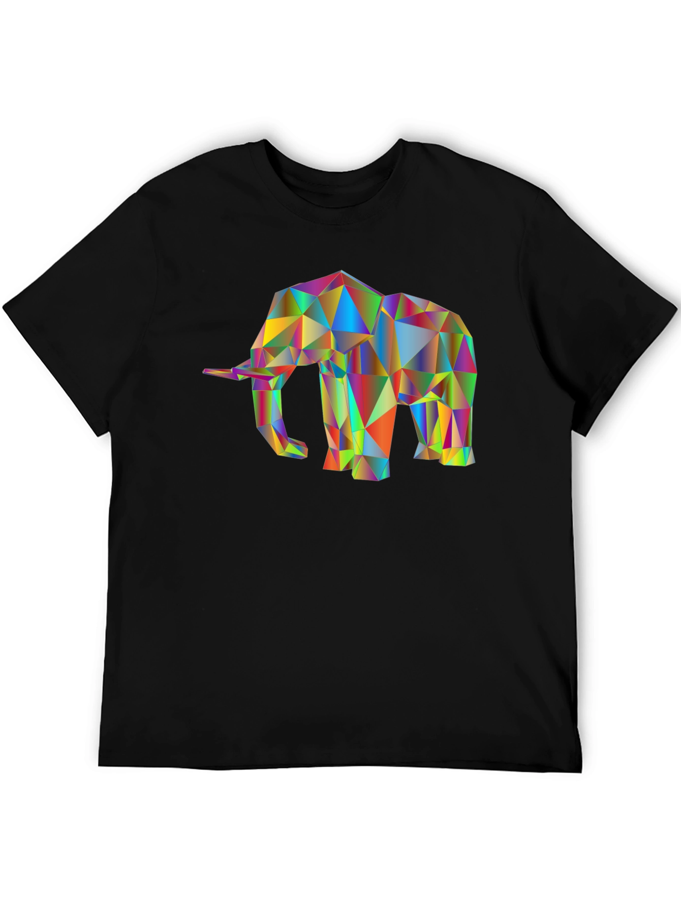 Geometric Elephant T-Shirt - Modern Art Tee