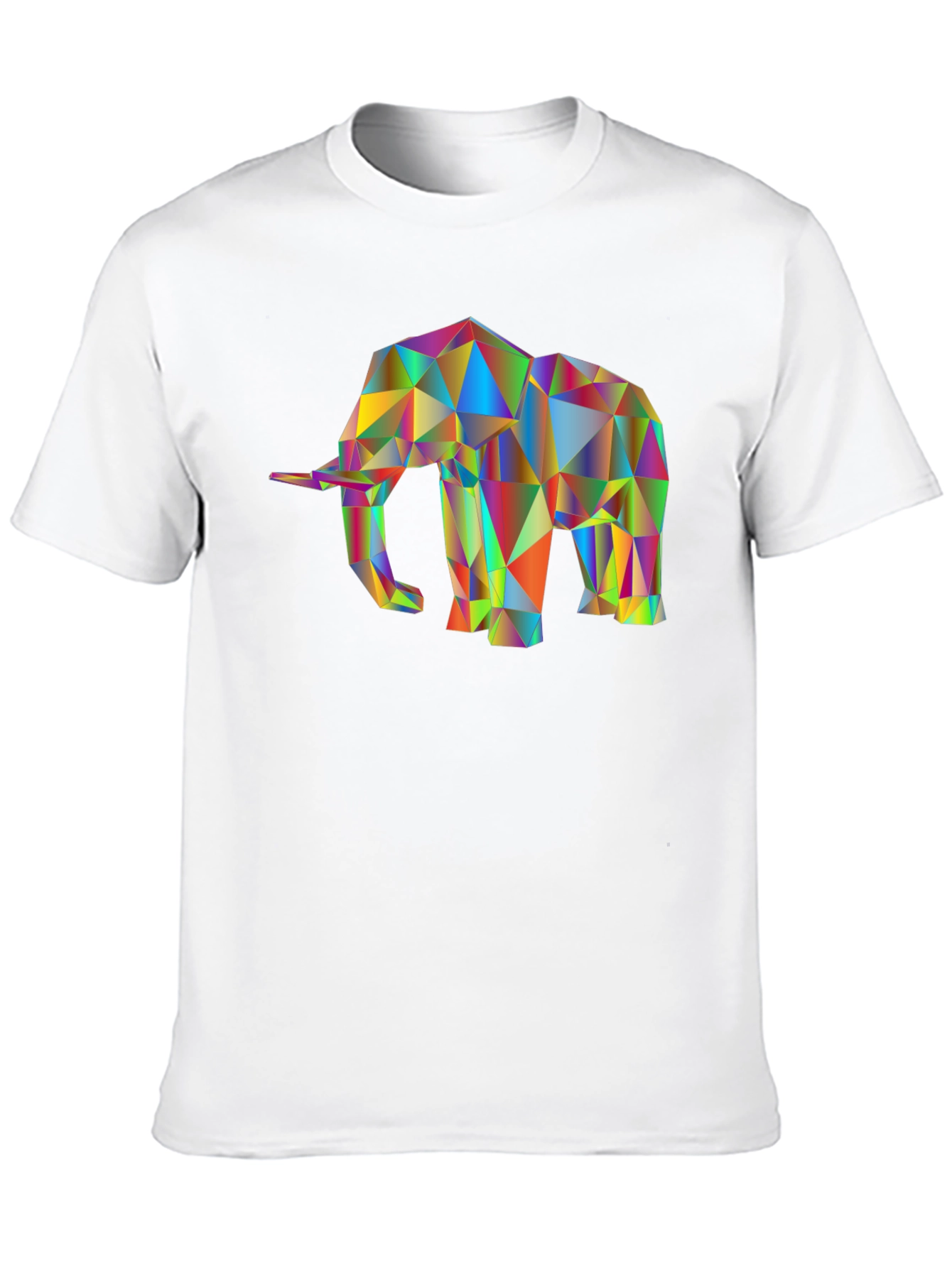 Geometric Elephant T-Shirt - Modern Art Tee