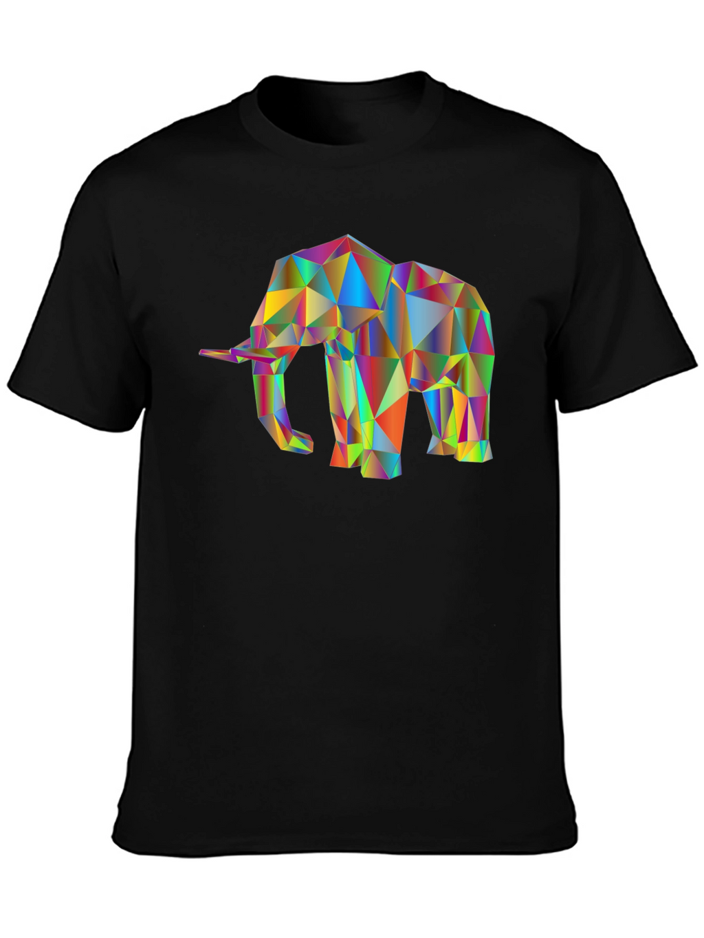 Geometric Elephant T-Shirt - Modern Art Tee