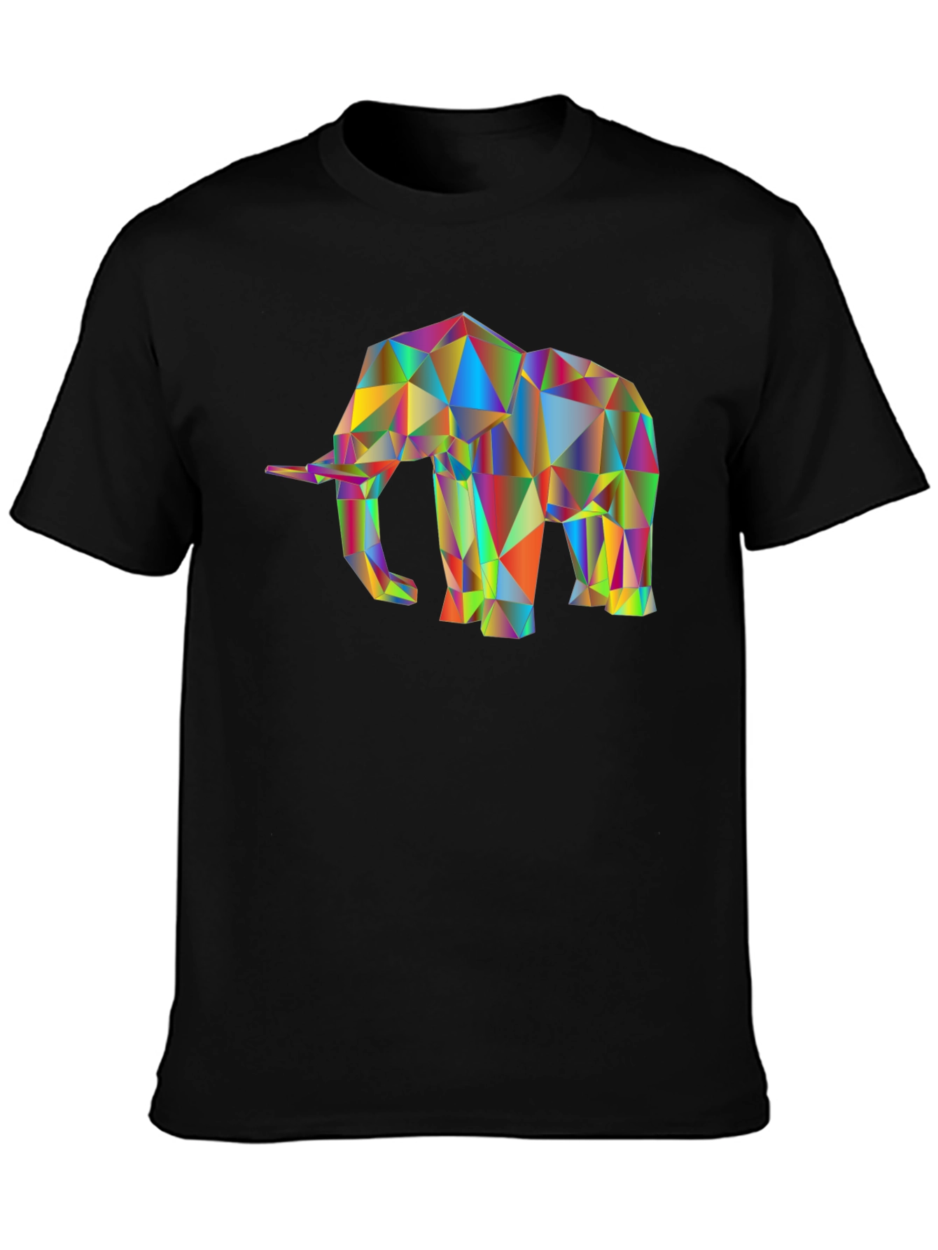 Geometric Elephant T-Shirt - Modern Art Tee