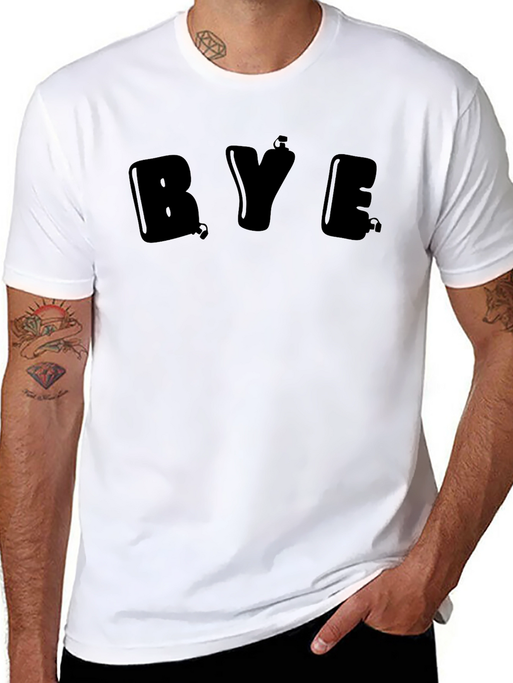 BYE Graphic T-Shirt - Casual Comfort