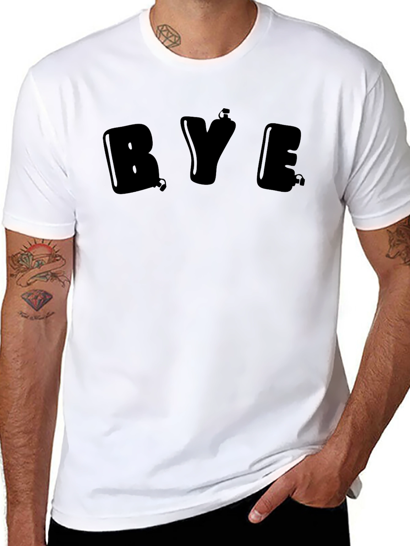 BYE Graphic T-Shirt - Casual Comfort