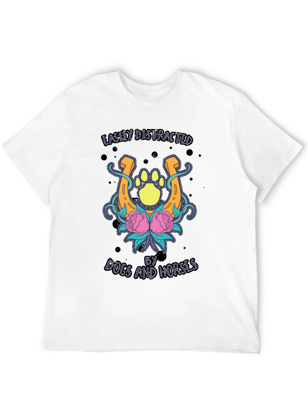 Dogs and Horses Graphic Tee