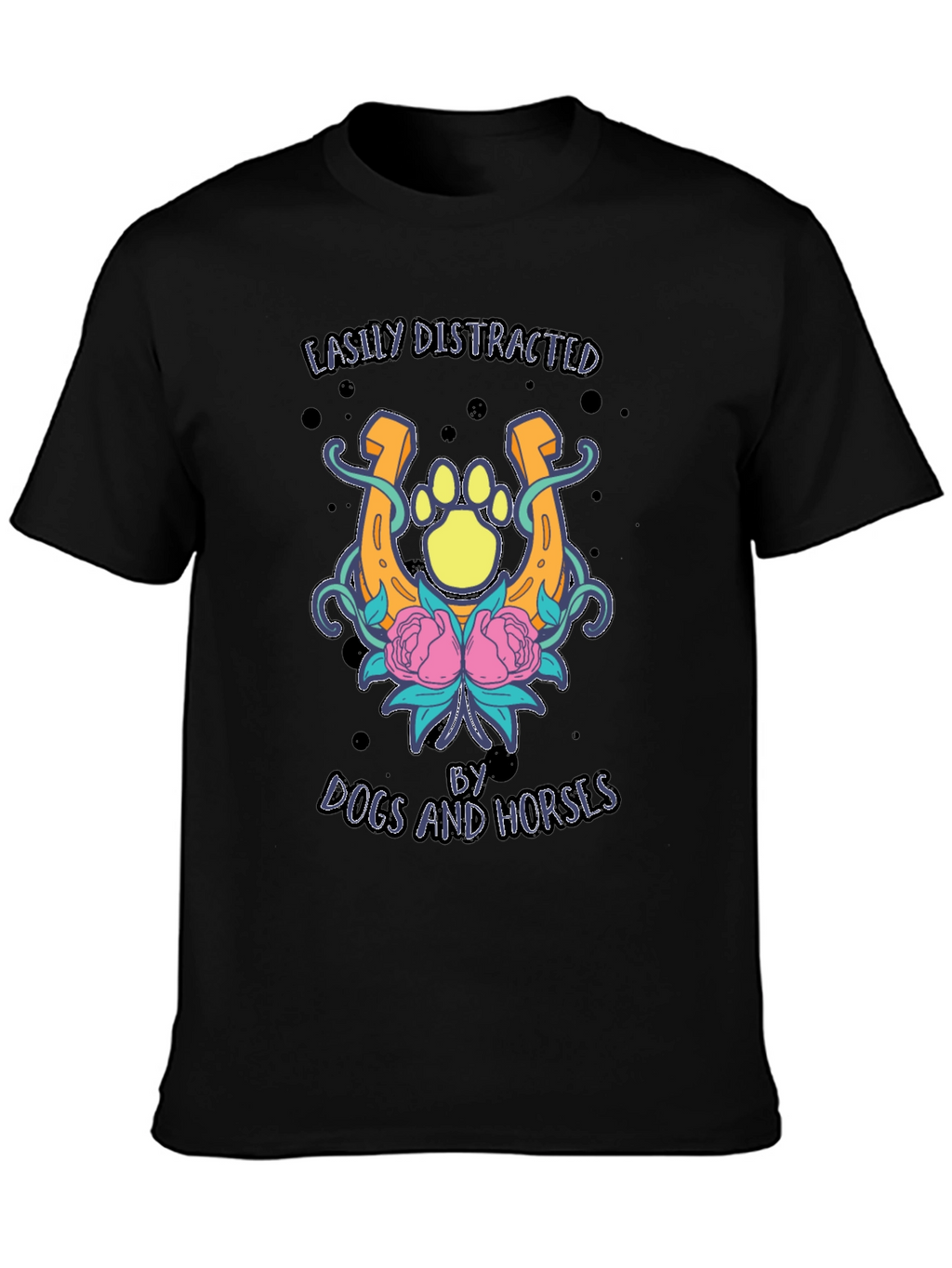 Dogs and Horses Graphic Tee
