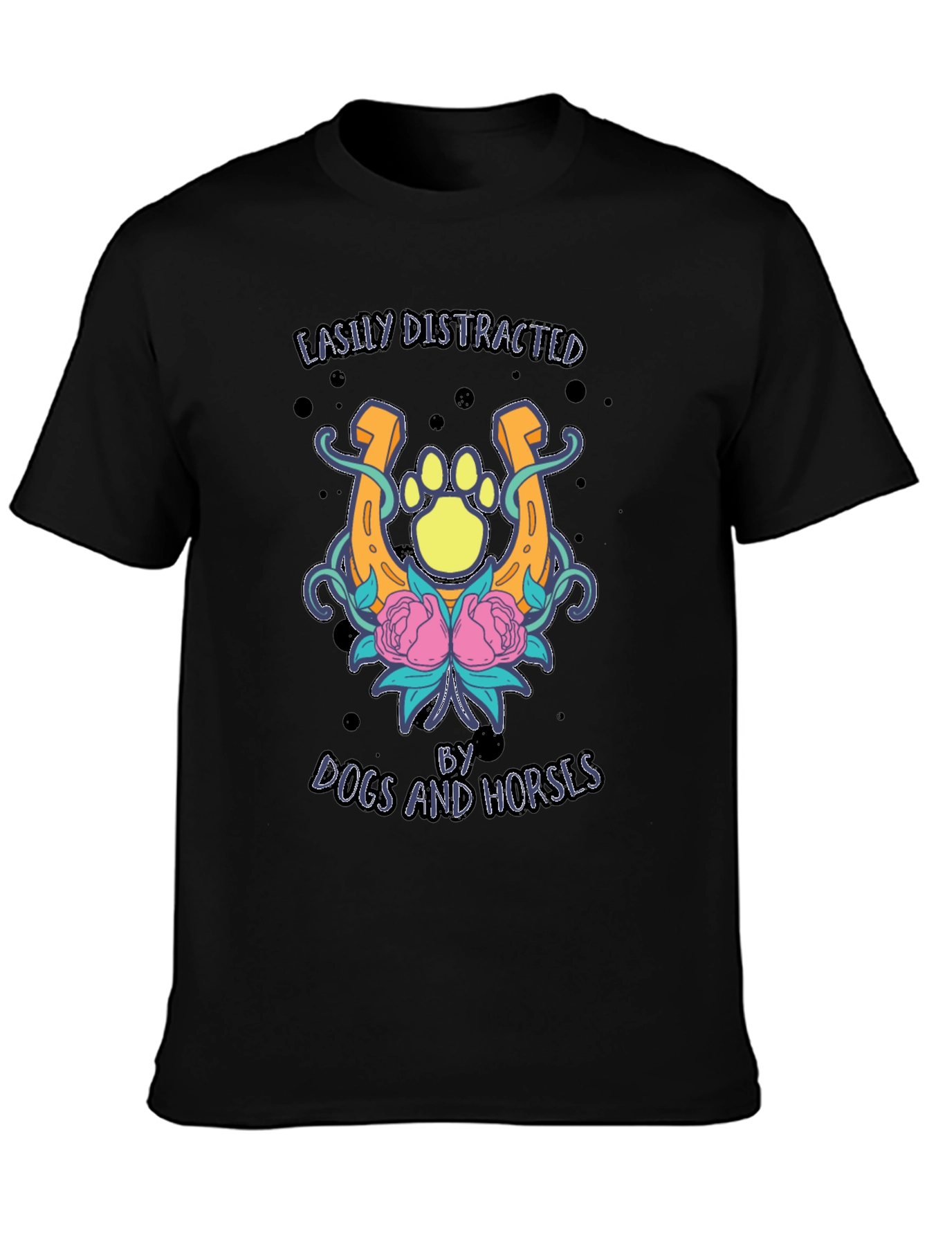 Dogs and Horses Graphic Tee