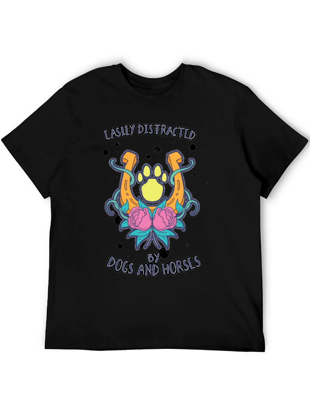 Dogs and Horses Graphic Tee