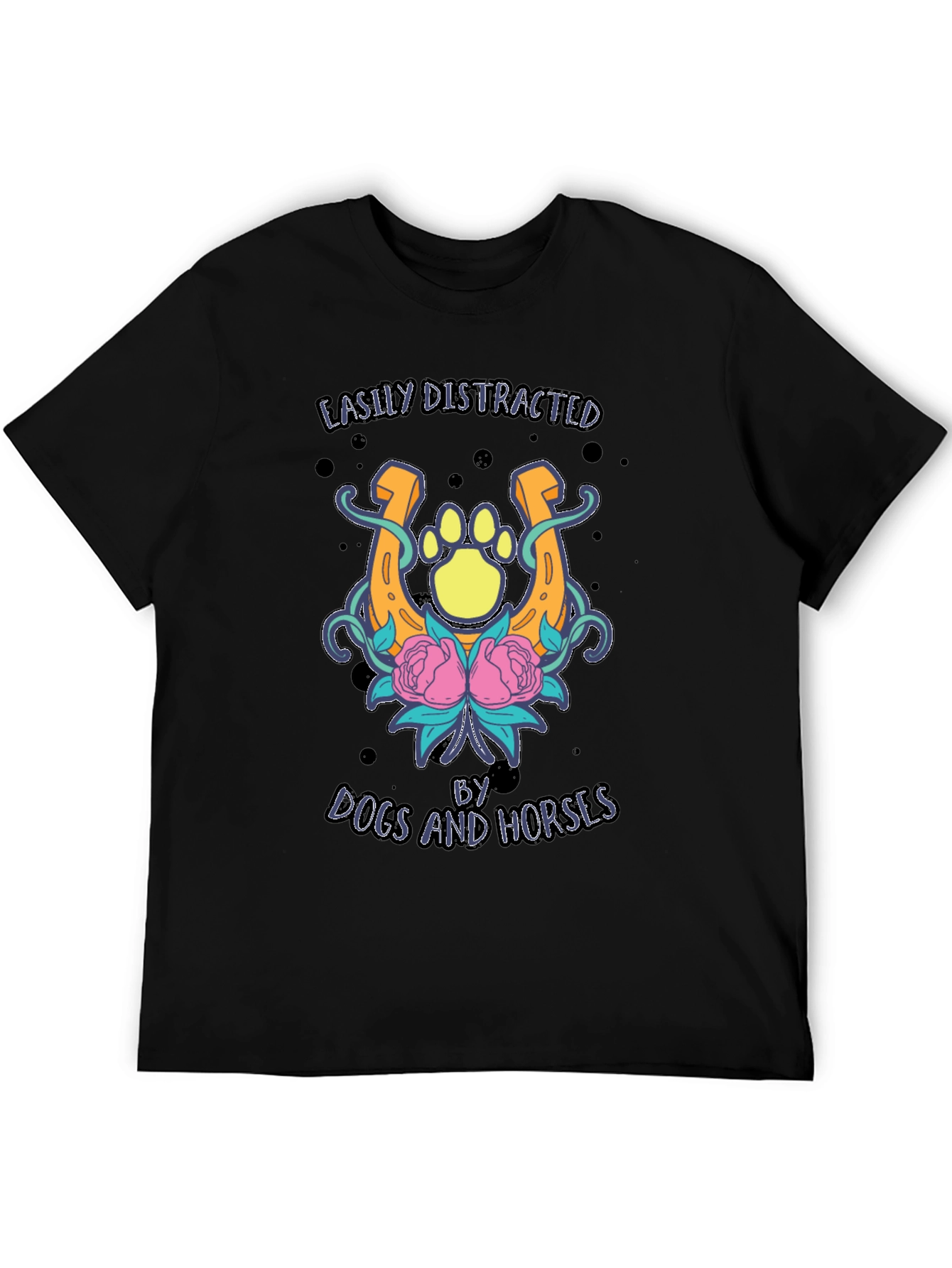 Dogs and Horses Graphic Tee