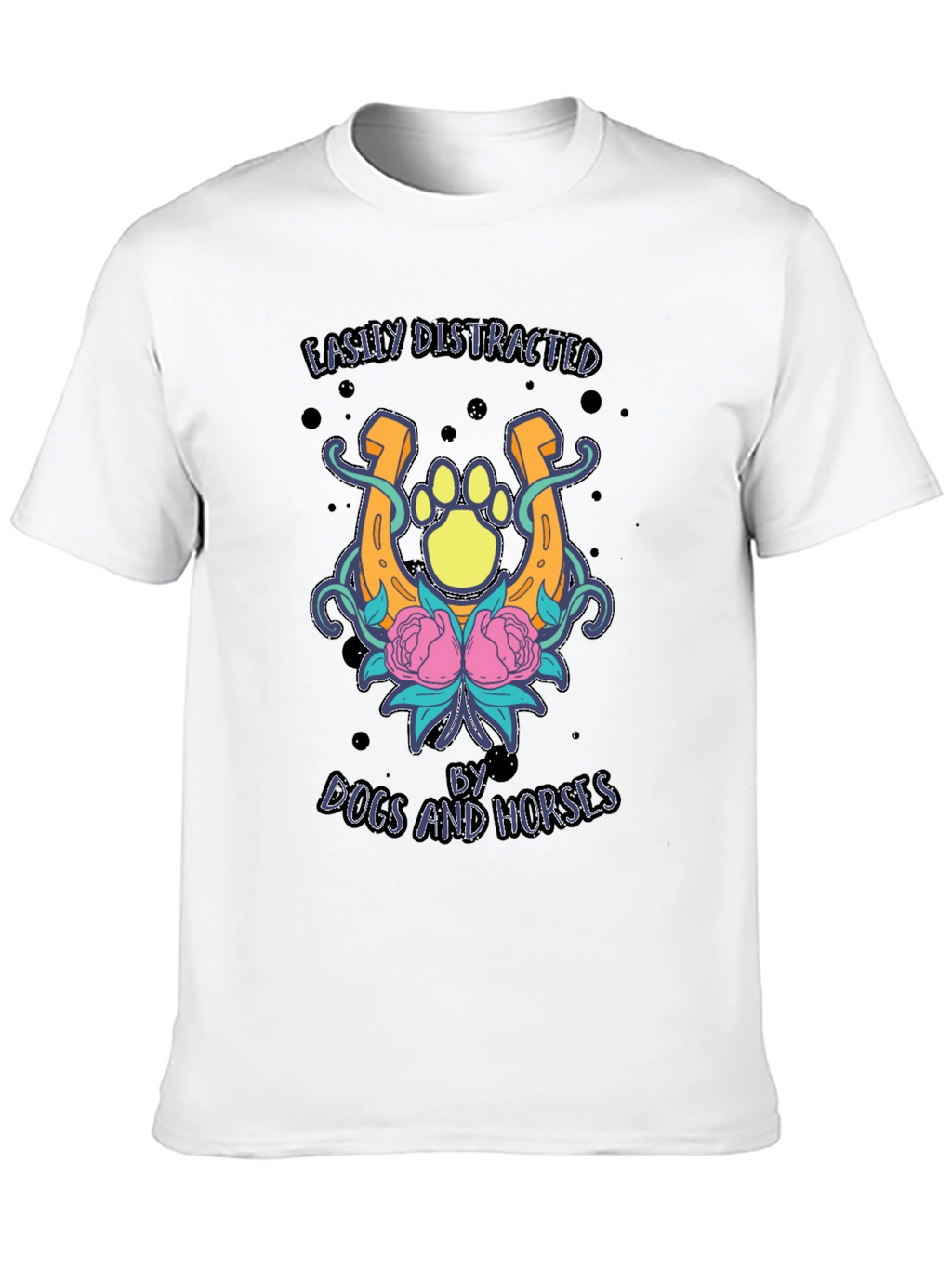 Dogs and Horses Graphic Tee