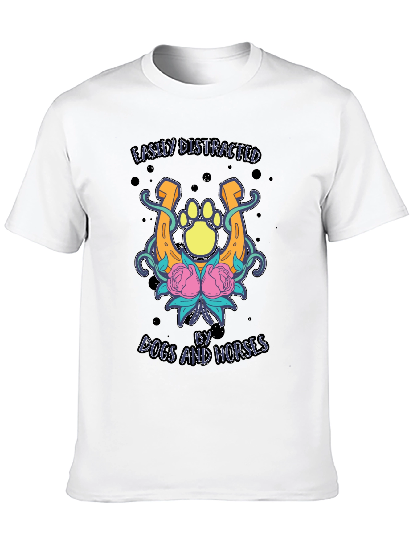 Dogs and Horses Graphic Tee