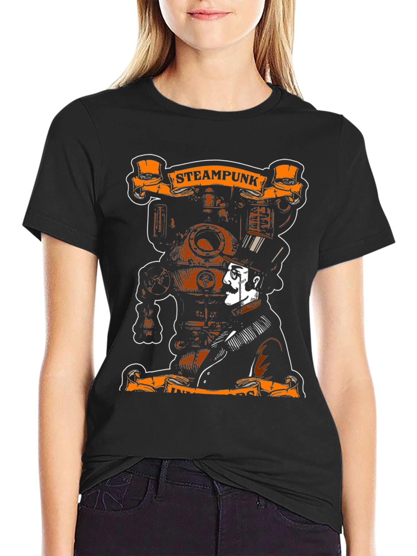 Steampunk Inventor Graphic T-Shirt