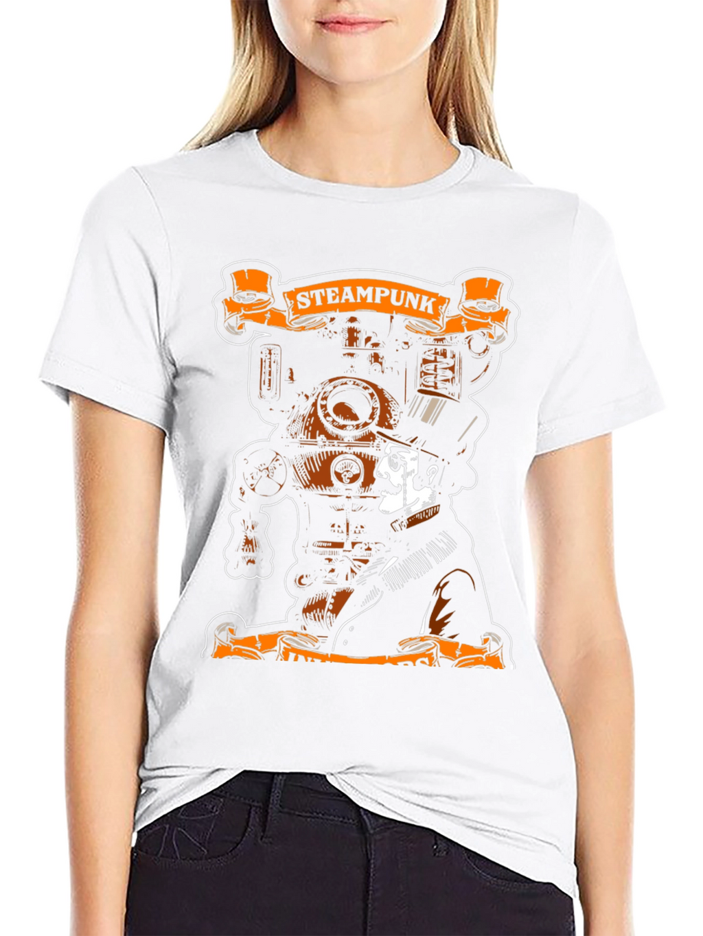Steampunk Inventor Graphic T-Shirt