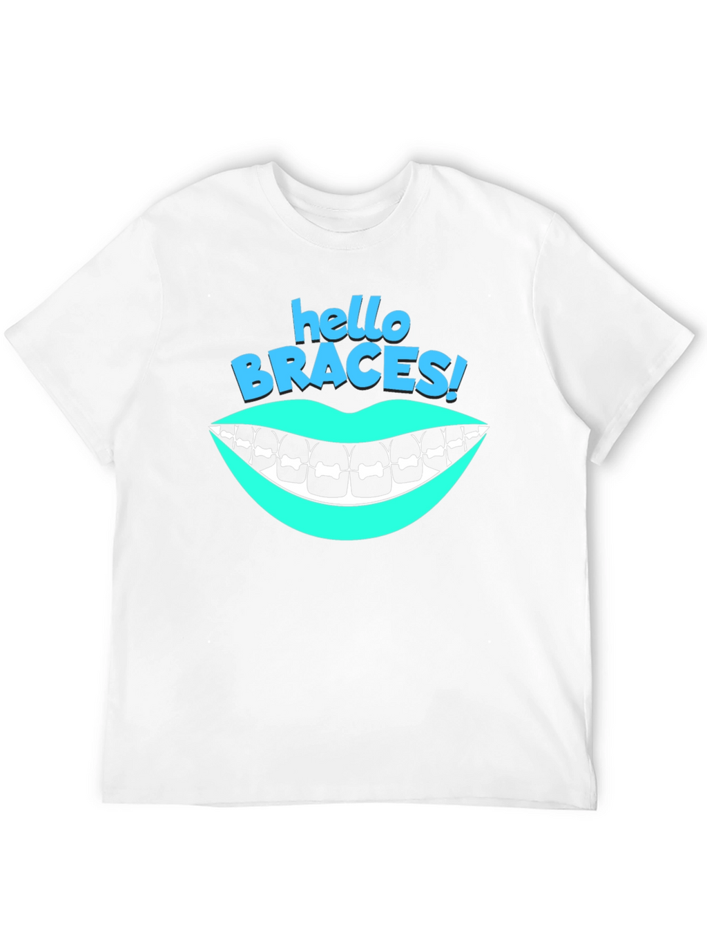 Hello Braces! Graphic T-Shirt - Black